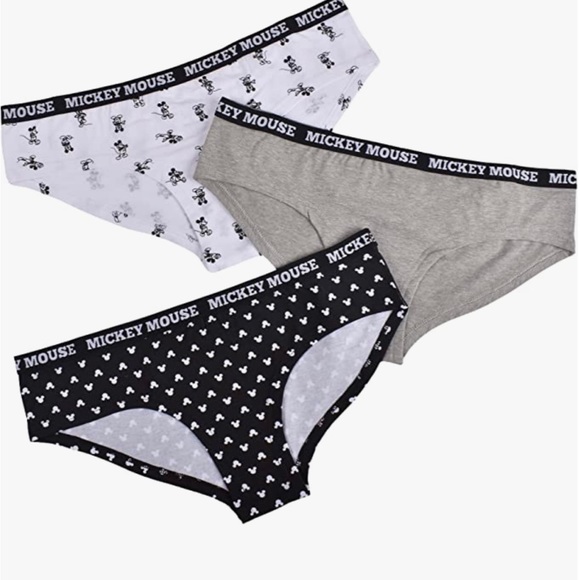 Sold! 3-Pack Disney Womens Mickey Mouse Hipster Panty Choose Size - Picture 2 of 7